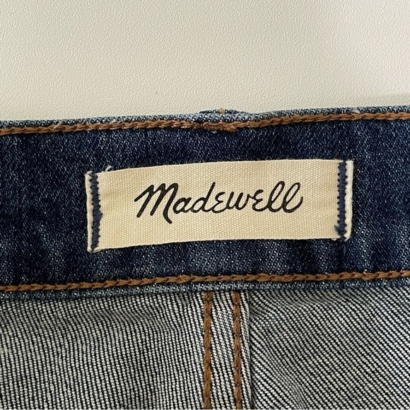 Madewell The Perfect Vintage Crop Button Front High Rise Jean Barnsdale Wash 26 - Picture 14 of 16